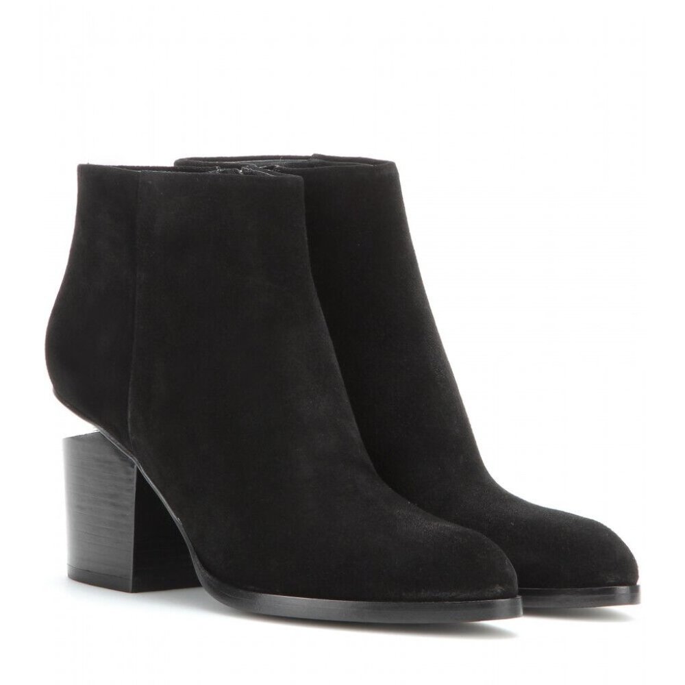 Alexander Wang Gabi Suede Booties BLACK 37/US7